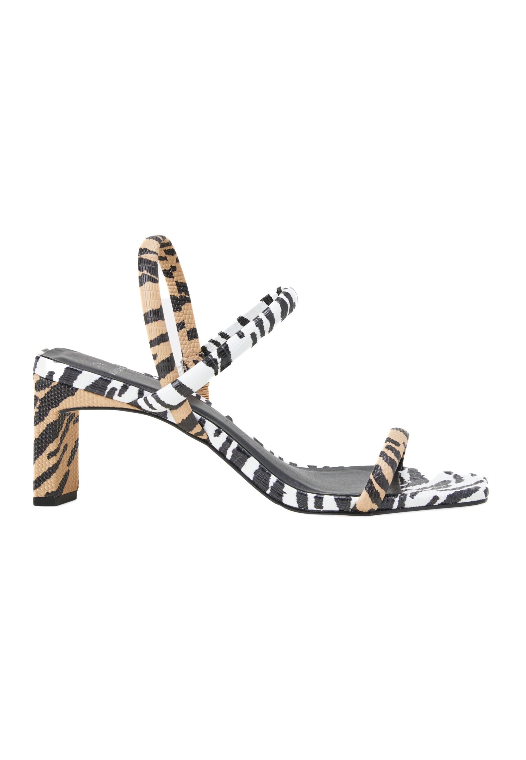 Mangará Women’s Sandals Animal Print - 6.5cm Block Heel