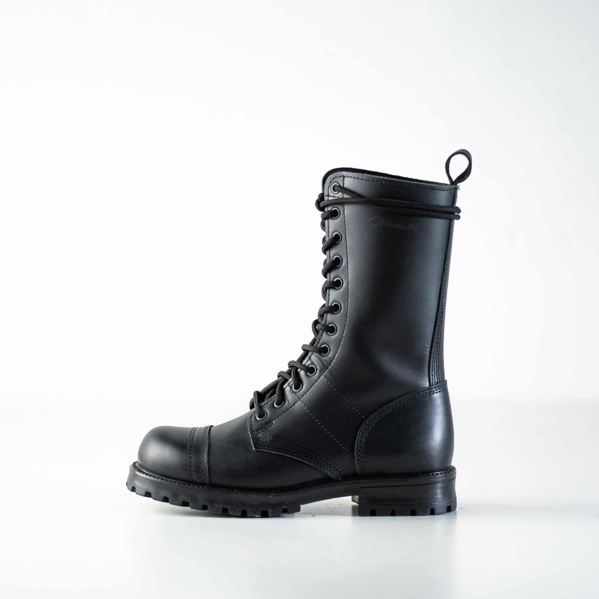 516 aka High Aviator Boots - Black