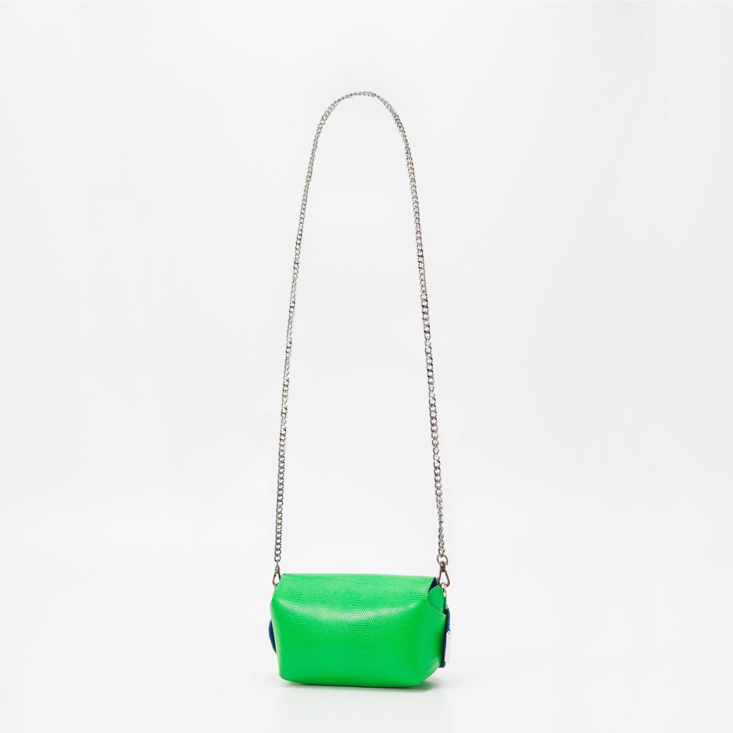 Handmade Leather Shoulder - Neon Green